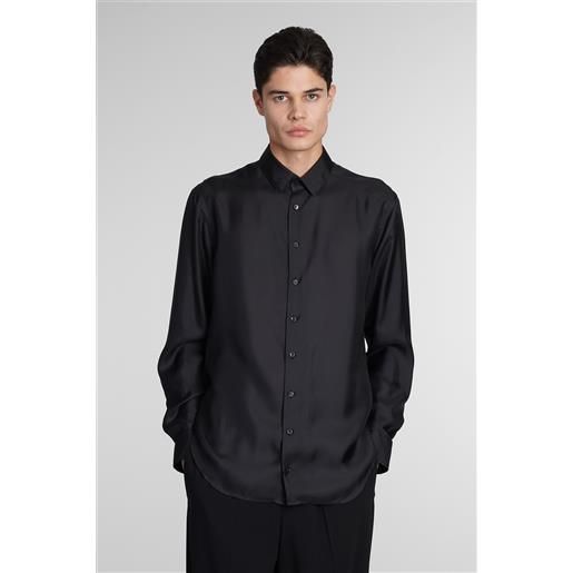 Giorgio Armani camicia in seta nera
