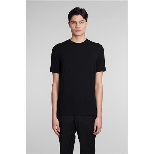 Giorgio Armani t-shirt in viscosa nera