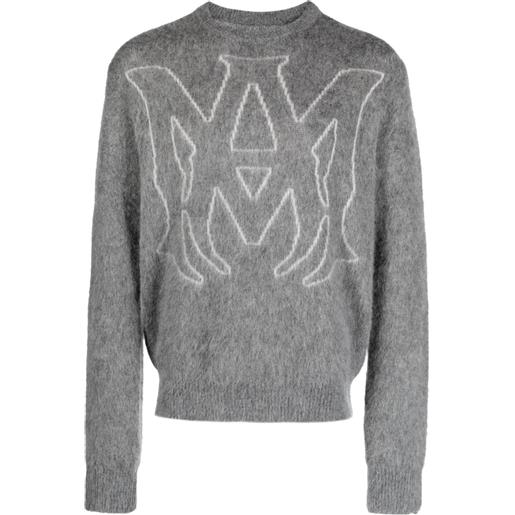 AMIRI maglione con effetto jacquard - grigio