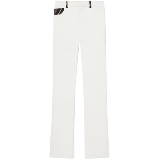 PUCCI pantaloni dritti con stampa - bianco