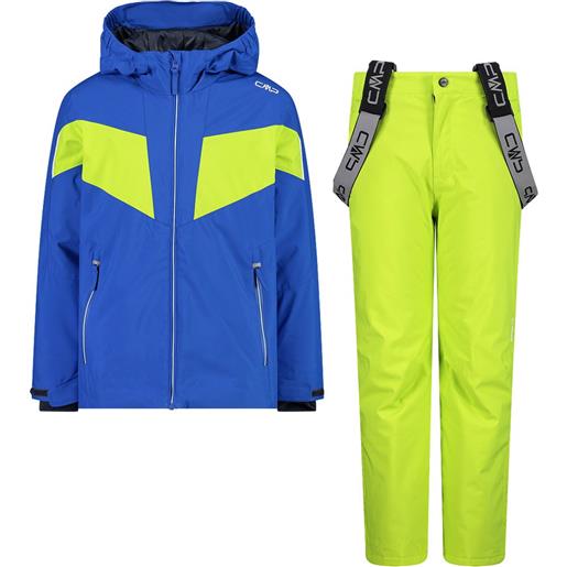 Cmp set jacket and pant 33w0024 verde, blu 8 years