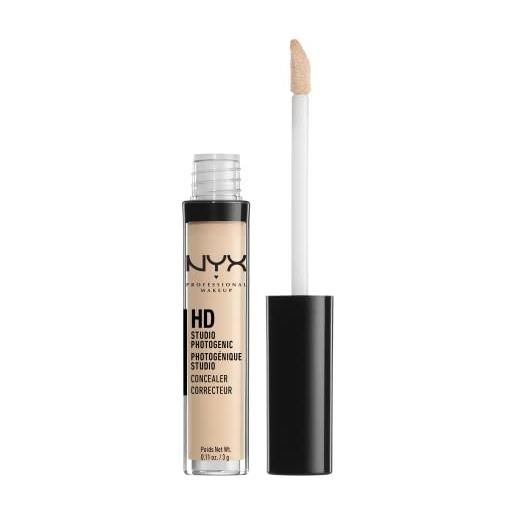 Nyx professional makeup correttore hd photogenic, per tutti i tipi di pelle, copertura media, tonalità: fair