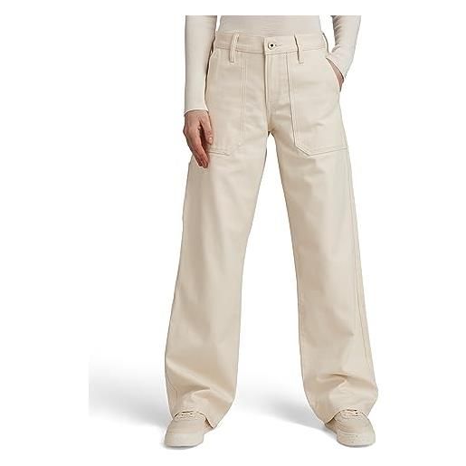G-STAR RAW judee carpenter loose jeans donna , beige (ecru d23590-d491-159), 27w / 32l