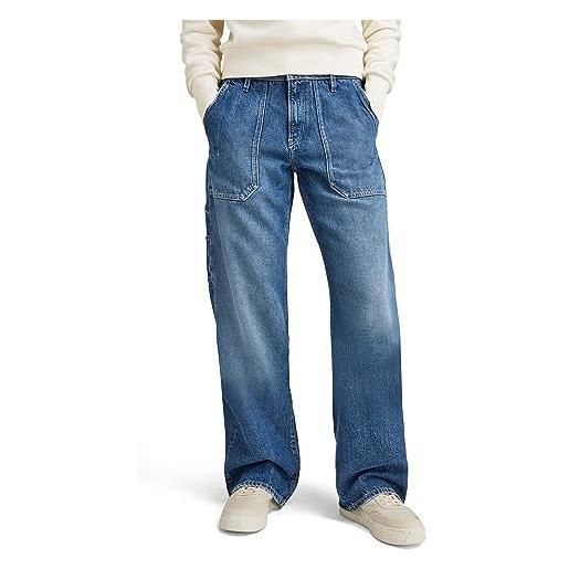G-STAR RAW judee carpenter loose jeans donna , blu (faded blue pool d23590-d442-g121), 31w / 32l