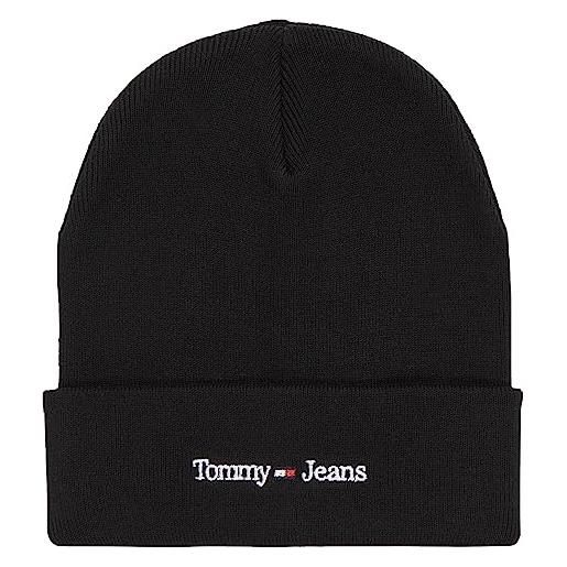 Tommy Jeans berretto in maglia donna sport invernale, multicolore (black), taglia unica