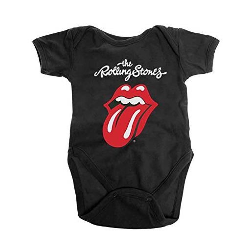 Rolling Stones the bambino a crescere us tour 1978 ufficiale nero 0 to 24 months size small (3-6 months)