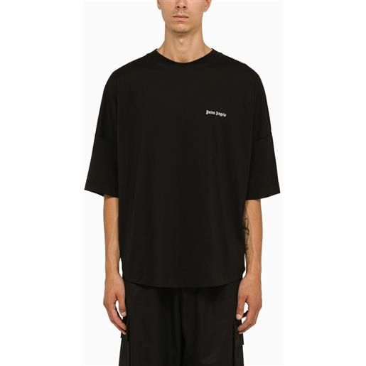 Palm Angels t-shirt oversize nera in cotone