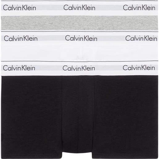 CALVIN KLEIN JEANS low rise trunk 3pk boxer confezione da tre