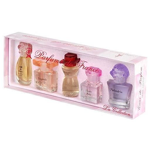 Charrier parfums la collezione cofanetto di 5 eau de parfum in miniatura 54,1 ml