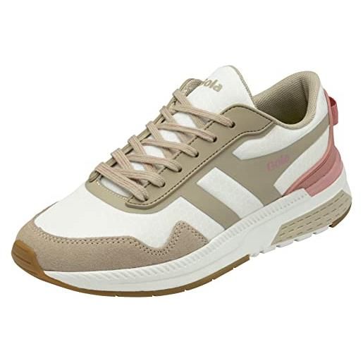 Gola atomica, scarpe per jogging su strada donna, rosa polverosa grigio caldo bianco sporco, 39 eu