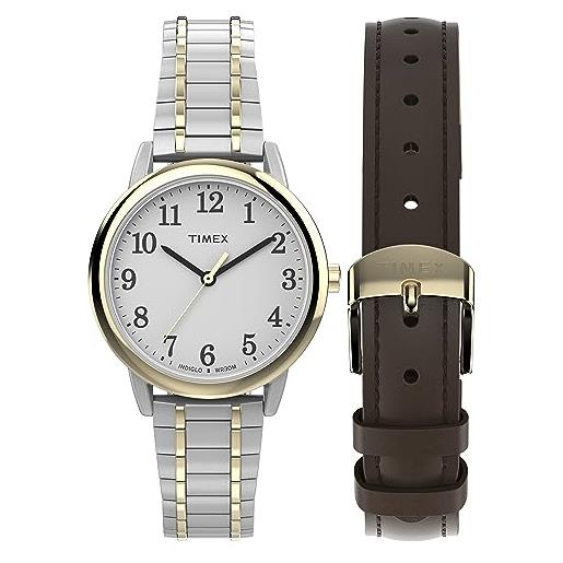 Timex orologio analogico al quarzo donna con cinturino in acciaio inossidabile twg062900jt