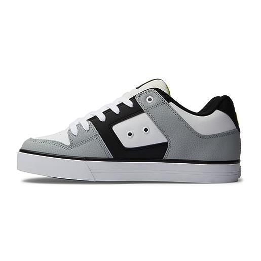 DC shoes puro, scarpe da skateboard uomo, gomma nera e nera, 44.5 eu