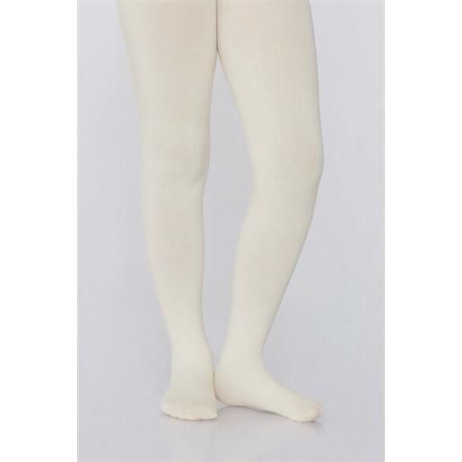 Tezenis collant in cotone basico bambina bambina avorio