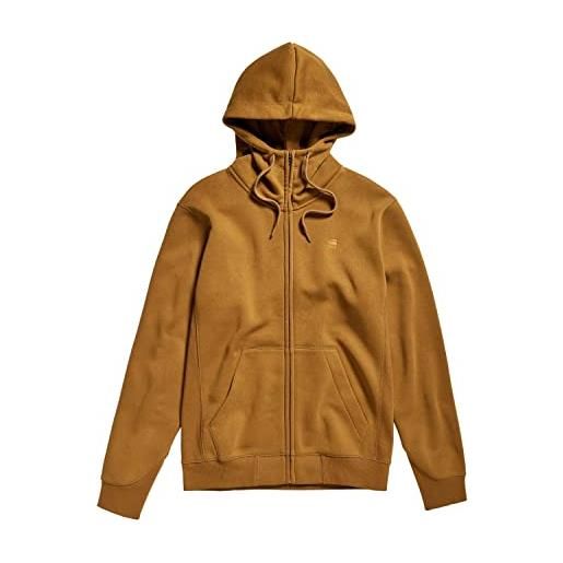 G-STAR RAW premium core hooded zip thru sweater donna , nero (dk black d16122-c235-6484), l