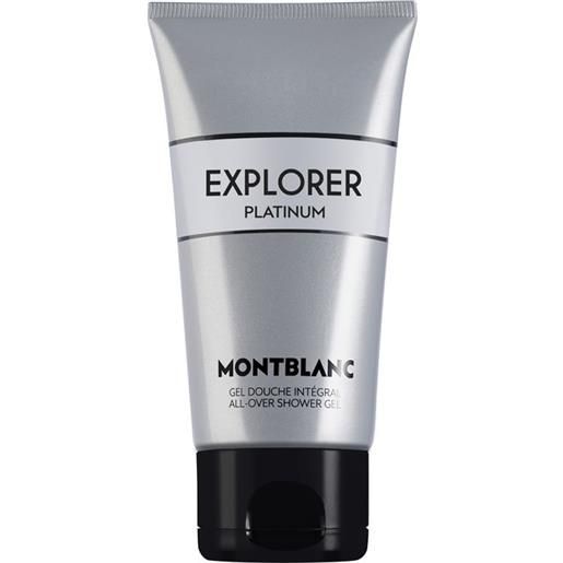 Montblanc explorer platinum gel doccia