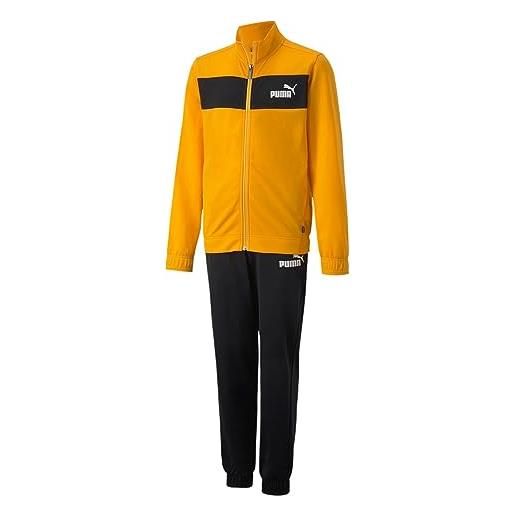 PUMA poly suit cl b tuta, yellow sizzle black, 116 unisex-bimbi