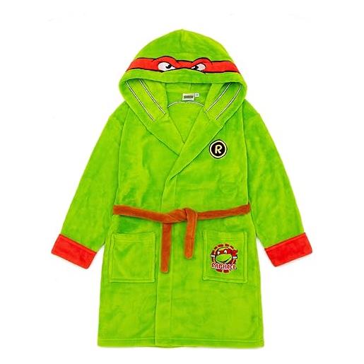 Teenage Mutant Ninja Turtles boys green hooded accappatoio | trasformati in un eroe con questa vestaglia | ideale per emozionanti notti di gioco e comfort | tmnt vestaglia