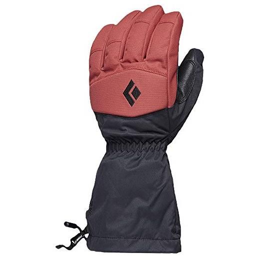 Black Diamond recon gloves, guanti caldi e resistenti alle intemperie unisex - adulto, red oxide, x-large