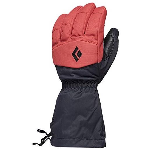 Black Diamond recon gloves, guanti caldi e resistenti alle intemperie unisex - adulto, red oxide, x-large