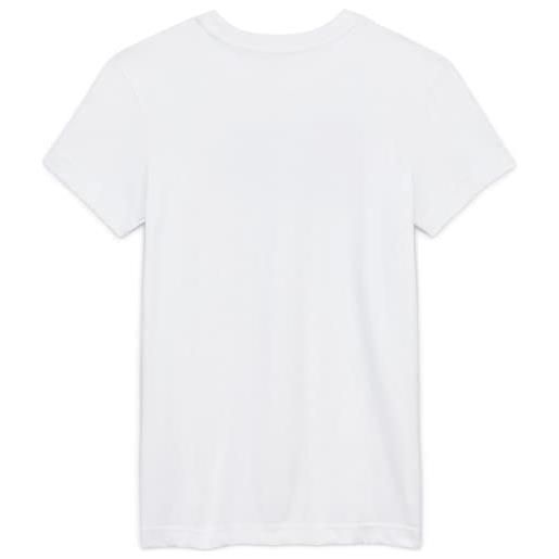 Nike sportwear iconclash dptl, t-shirt unisex-bambini, white, xs