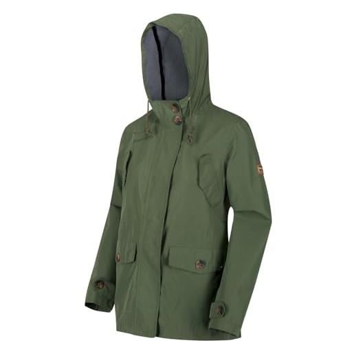 Regatta charna giacca trapuntata isolante con tasche a cerniera e aperture di aerazione posteriori, donna, thyme leaf, 20