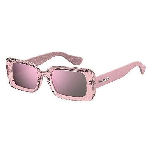 Havaianas sampa w66/vq pink glitter sunglasses, 0 donna