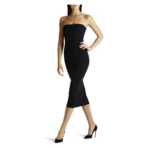 FALKE tube w dr materiale morbido lunga senza spalline e cuciture 1 pezzo, vestito donna, nero black 3009, onesize