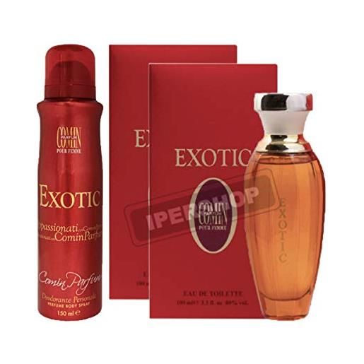 DC CASA set exotic: 2xprofumo 100 ml + deodorante spray 150 ml