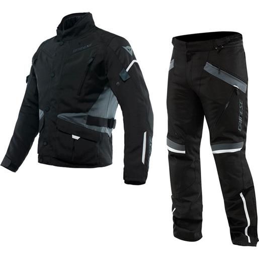 DAINESE - giacca + pantaloni DAINESE - giacca + pantaloni pack tempest 3 d-dry nero / nero / ebony