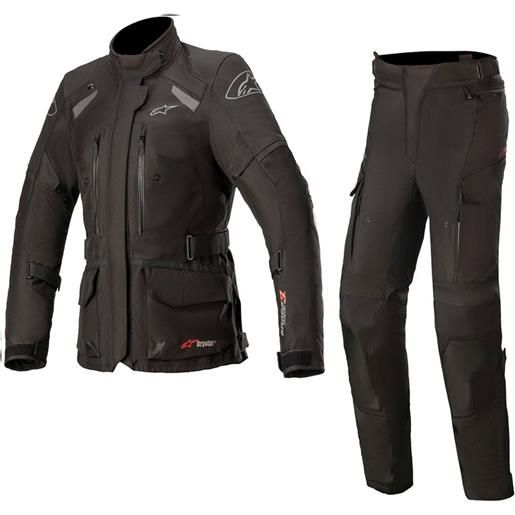 ALPINESTARS - giacca + pantaloni pack stella andes v3 drystar lady nero / dark gray
