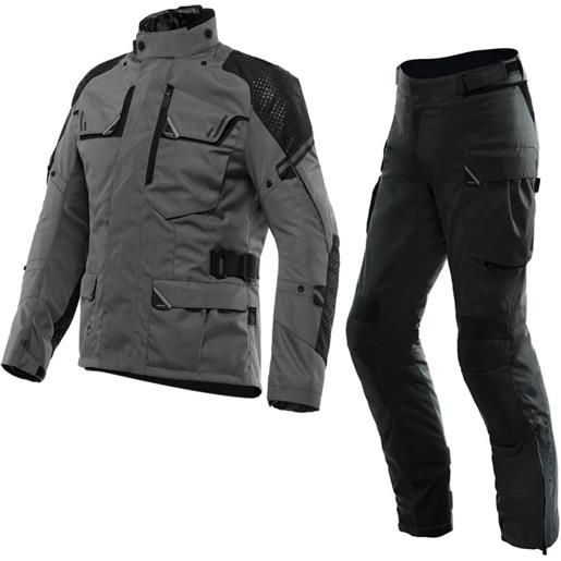 DAINESE - giacca + pantaloni pack ladakh 3l d-dry iron-gate / nero