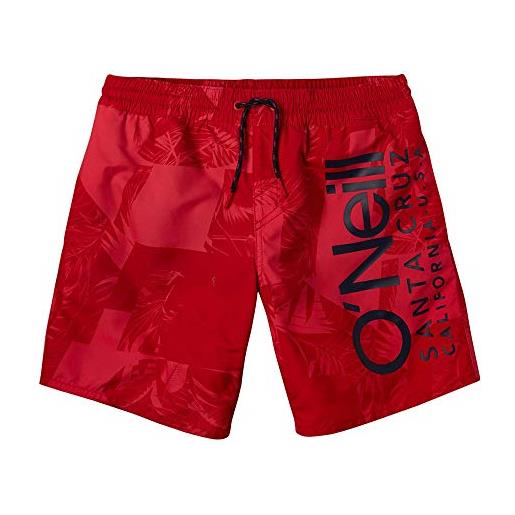 O'NEILL bambino cali floral shorts pantaloncini, red, 164