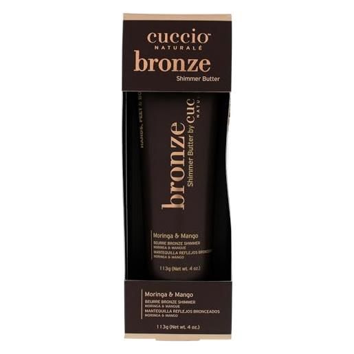 Cuccio - bronze shimmer butter - moringa and mango - for women - bronzer - 4 oz