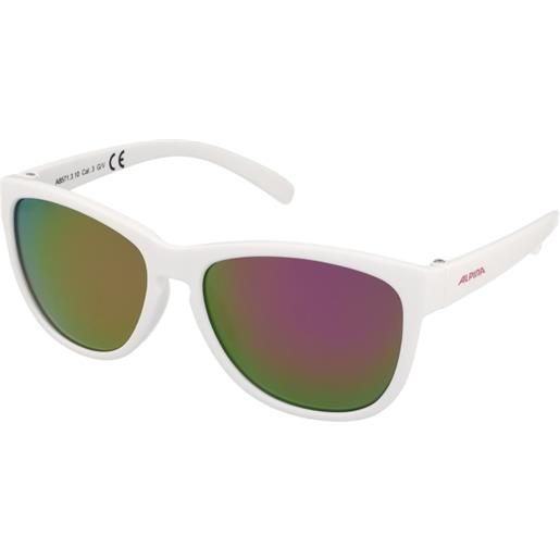 Alpina luzy white | occhiali per bambini | plastica | quadrati | bianco | adrialenti