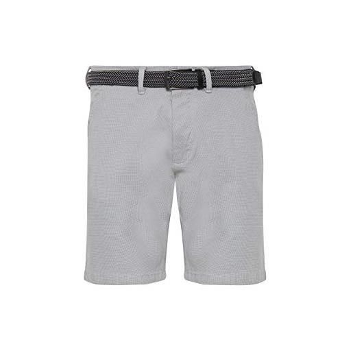 Indicode idlozano - pantaloncini chino da uomo, con elastico e cintura, grigio chiaro (901), xl