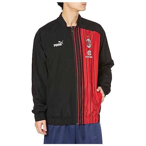 AC Milan prematch giacca uomo nero tango rosso m