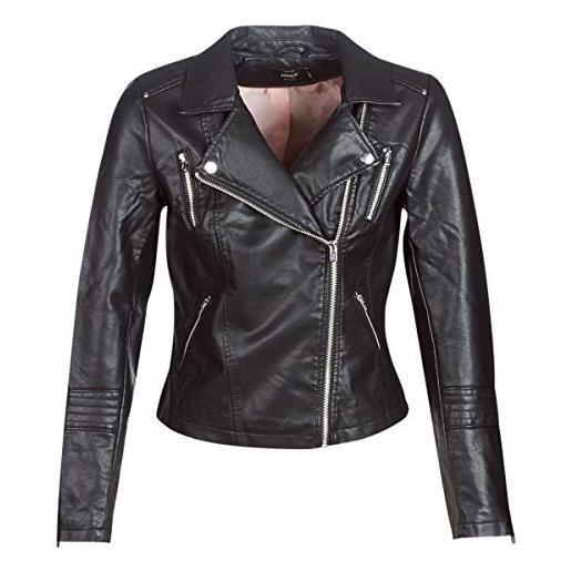 Only faux leather jacket biker faux leather jacket black 44 black 1 44