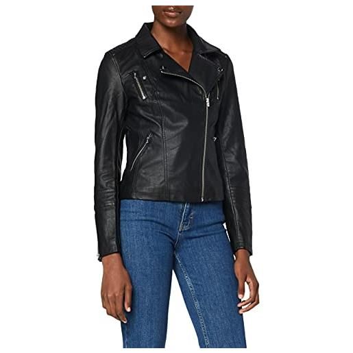 Only onlgemma faux leather biker otw noos giacca, rosin, 34 donna