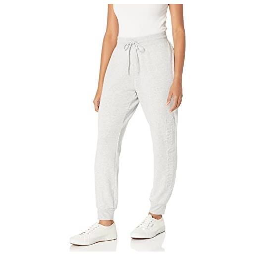Juicy Couture iconico logo jogger pantaloni da tuta, grigio erica chiaro, s donna
