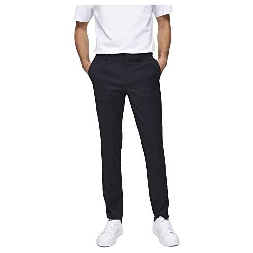 SELECTED HOMME slhslim-mylobill trouser b noos pantaloni completo, blu (navy blazer navy blazer), 50 (taglia produttore: 44) uomo