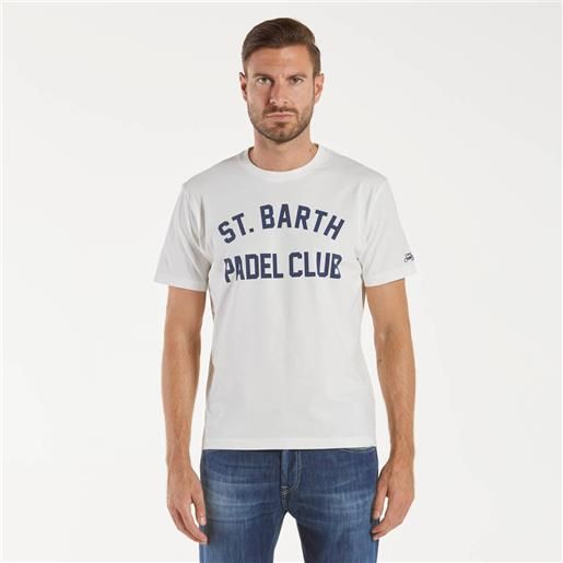 Mc2 saint barth t-shirt padel club sb 10 bianca