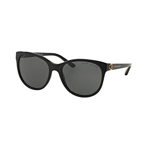 Ralph Lauren 0rl81350187 occhiali da sole, nero (black/gray), 56 donna