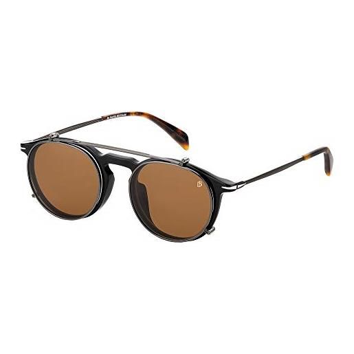 David Beckham db 1003/g/cs sunglasses, 807/70 black, 49 unisex