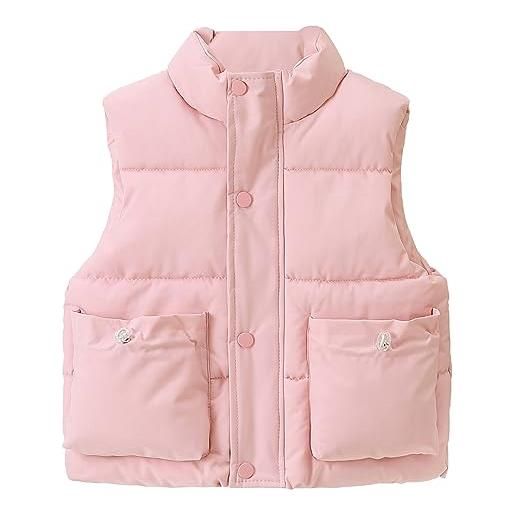 Maeau - gilet per bambini maschile giubbino invernale per bambina giacca termica piumino vestiti bambini giacca per ragazze