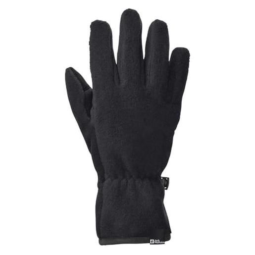 Jack Wolfskin guanti in pile per bambini, unisex, fantasma, l/xl