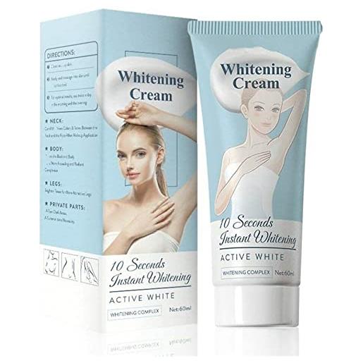 Pelinuar 10 seconds instant whitening cream underarm armpit whitening cream legs, whitening and nourishing, to use on areas like the armpit, knees, elbows, neck, and other areas. (2 pcs)