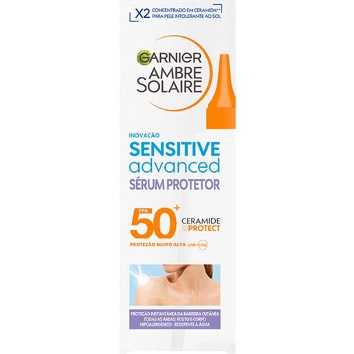 Garnier ambre solaire advanced sensitive siero protettivo spf 50+ viso e corpo 125 ml