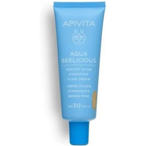 Amicafarmacia apivita aqua beelicious crema fluida idratante healthy glow 40ml