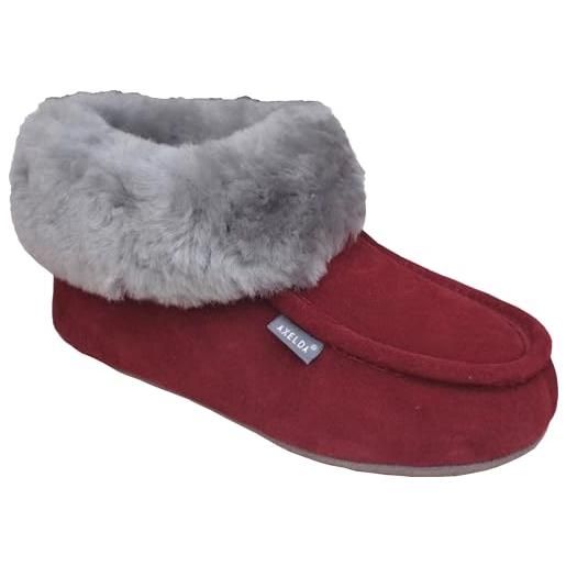 AXELDA pantofole lana di agnello london grigio 40