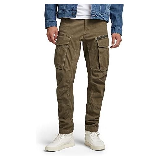 G-STAR RAW rovic zip 3d regular tapered pants, pantaloni uomo, marrone (brown stone d02190-d387-c964), 35w / 32l